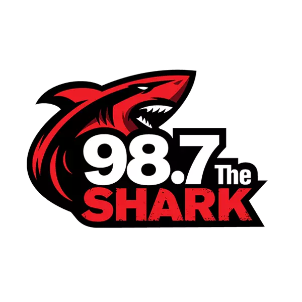 98.7 The shark logo